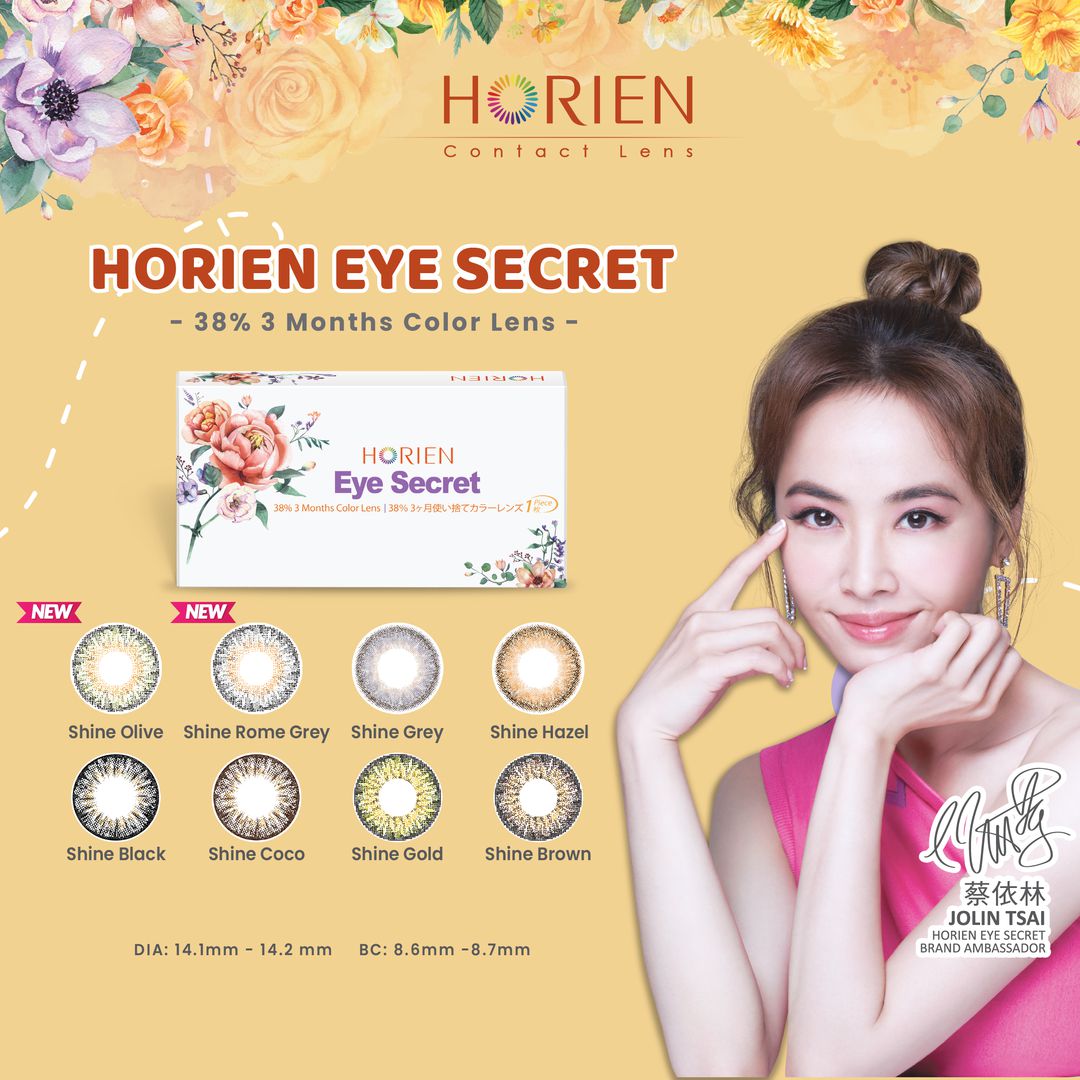 Shine Black-Eye Secret 38% 3 Month Color Lens 2pcs