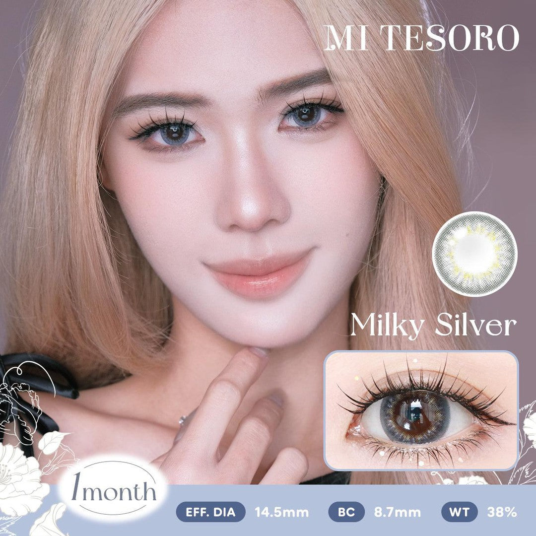 Milky Silver-Mi Tesoro Monthly Color Con 2pcs