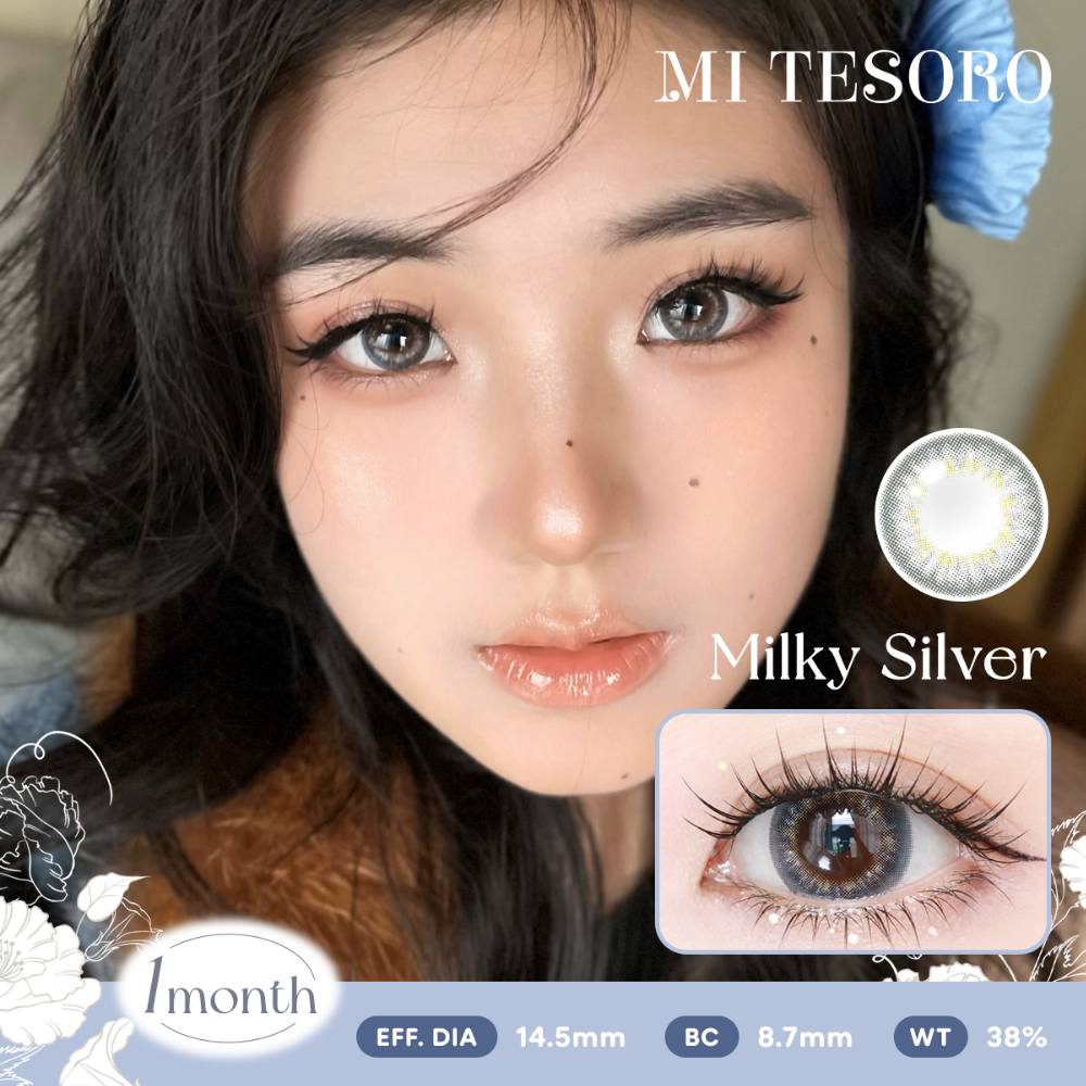 Milky Silver-Mi Tesoro Monthly Color Con 2pcs