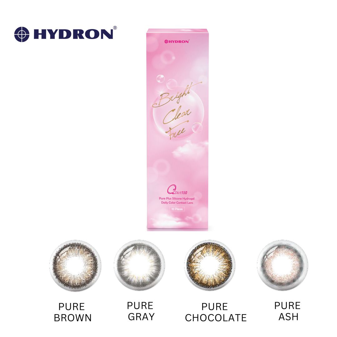 Pure Chocolate-Pure Plus Silicone Hydrogel 1 Day Color Contact Lens 10pcs