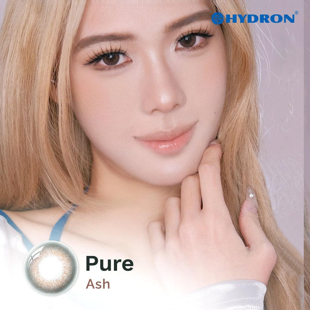 Pure Ash-Pure Plus Silicone Hydrogel 1 Day Color Contact Lens 10pcs