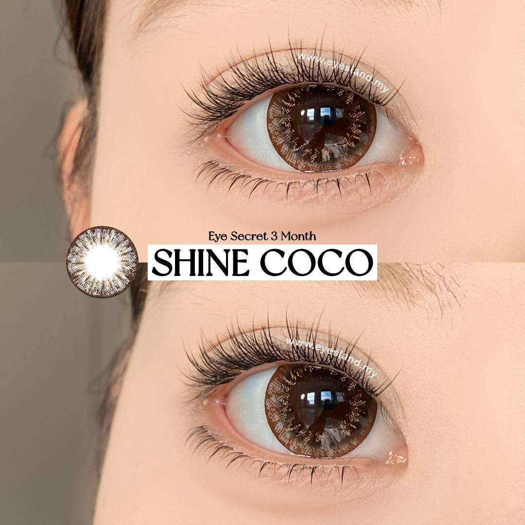 Shine Coco-Eye Secret 38% 3 Month Color Lens 2pcs