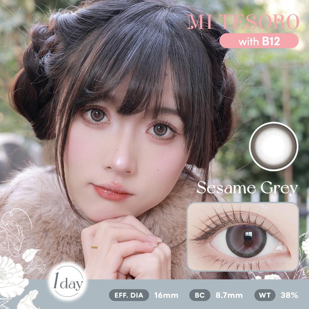 Sesame Grey-Mi Tesoro 1 Day Color Con 10pcs