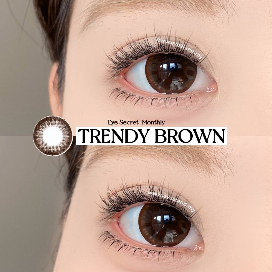 Trendy Brown-Eye Secret 38% Monthly Color Lens 2pcs