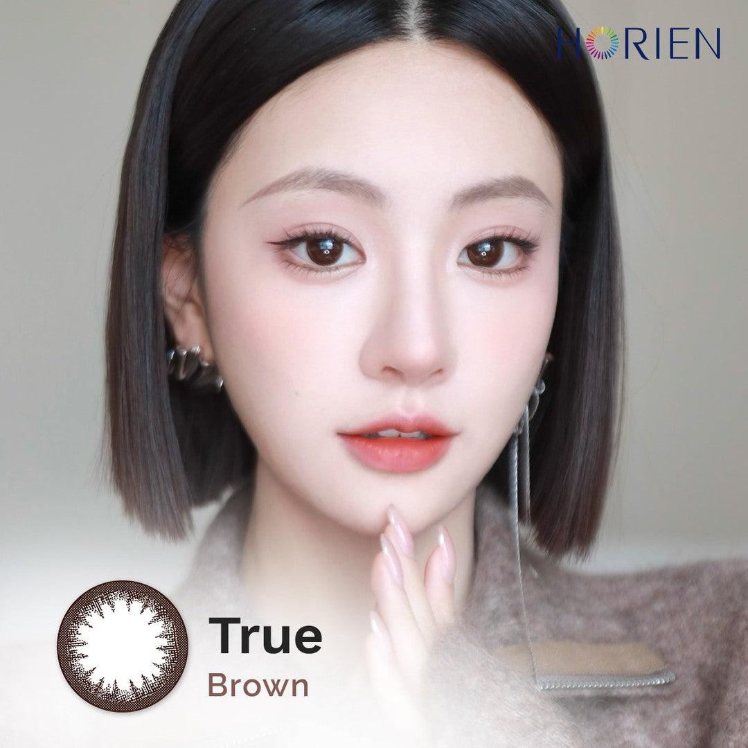 True Brown-Eye Secret 38% 1 Day Color Lenses 10pcs