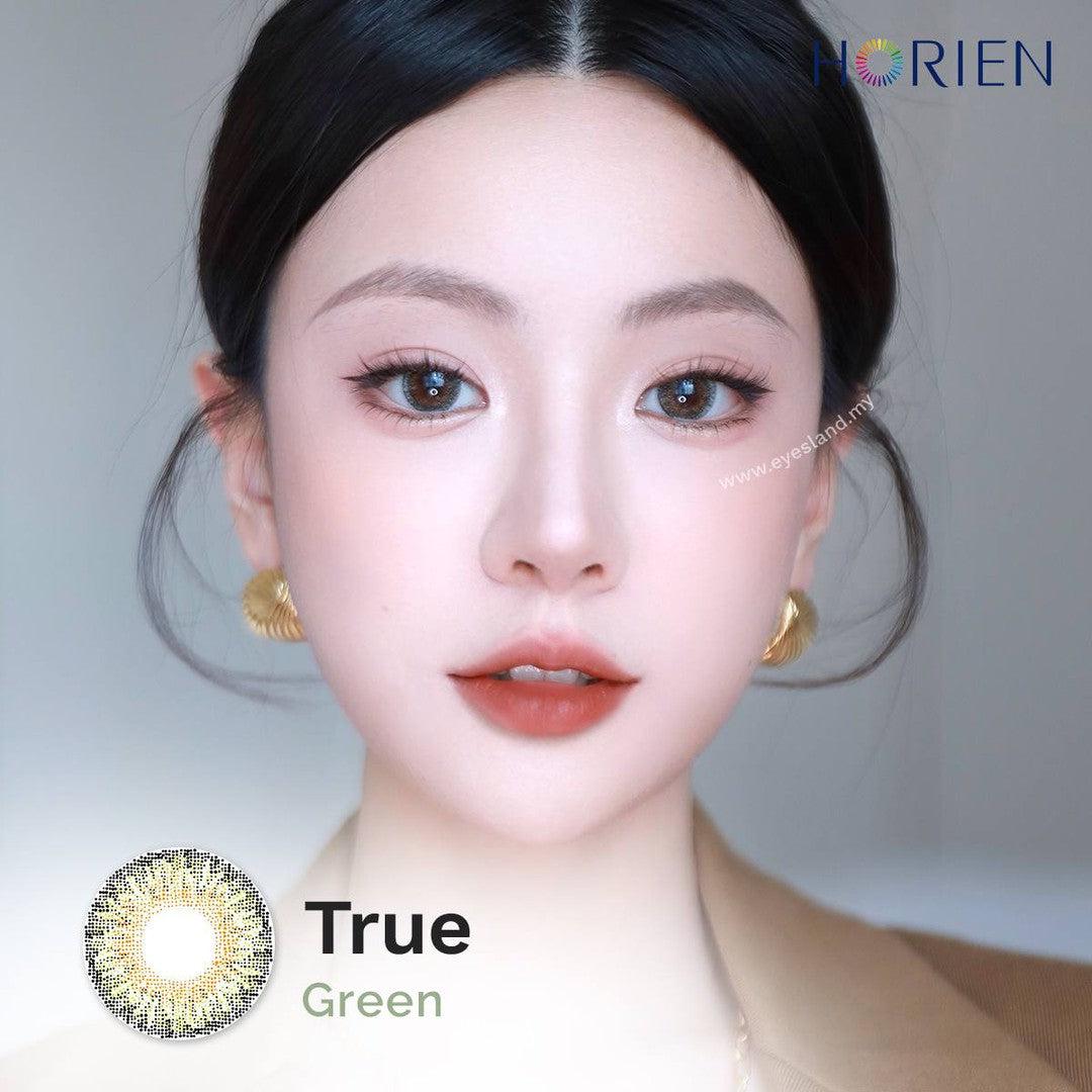 True Green-Eye Secret 38% 1 Day Color Lenses 10pcs