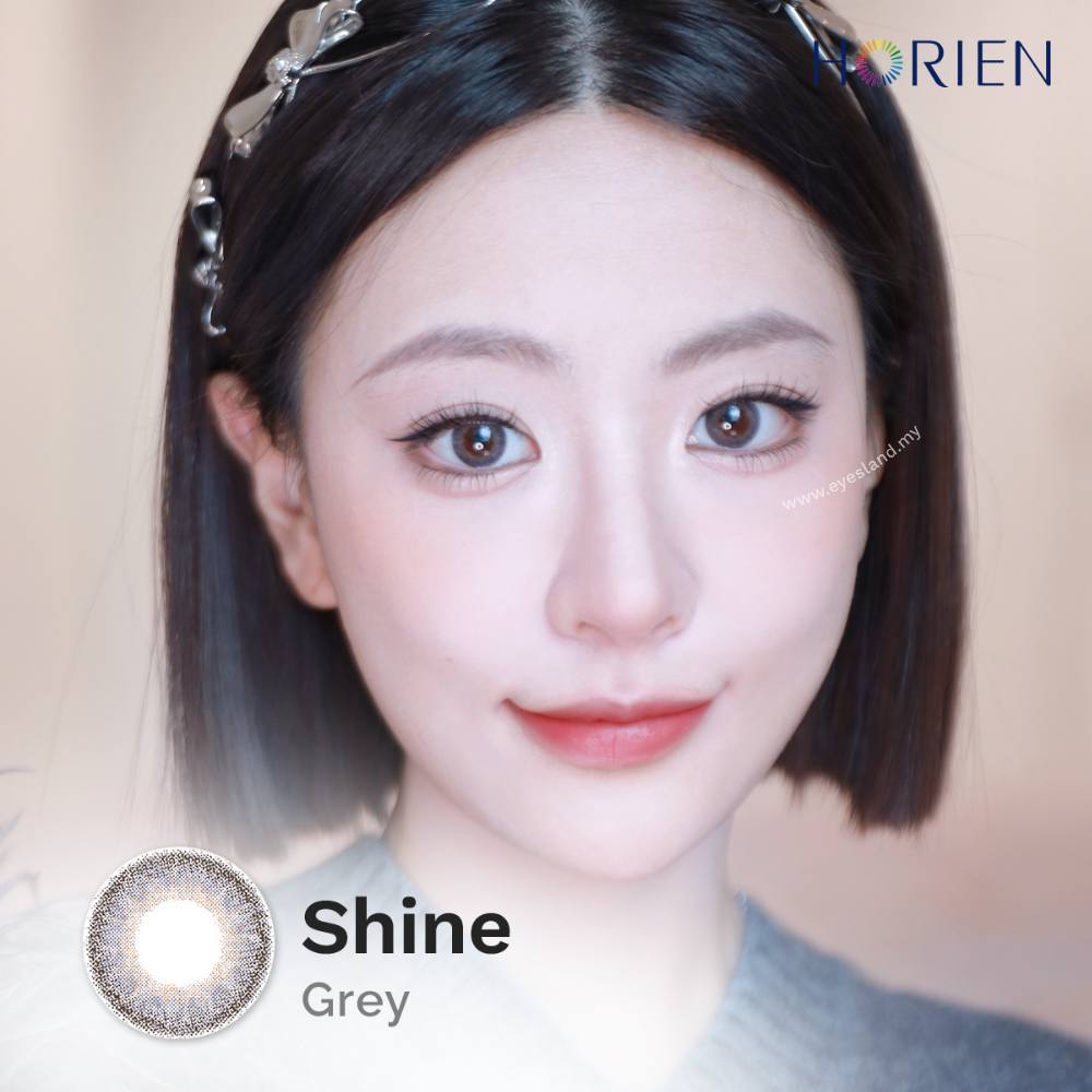 Shine Grey-Eye Secret 38% 3 Month Color Lens 2pcs