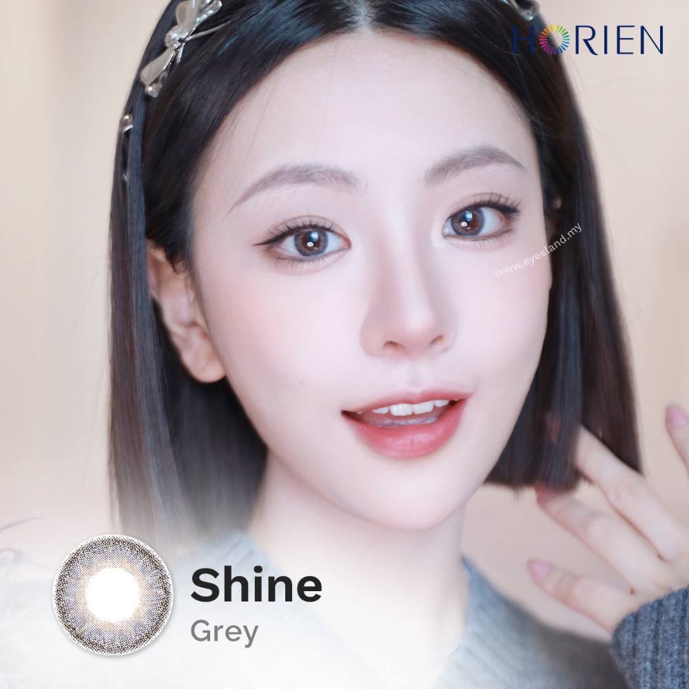 Shine Grey-Eye Secret 38% 3 Month Color Lens 2pcs