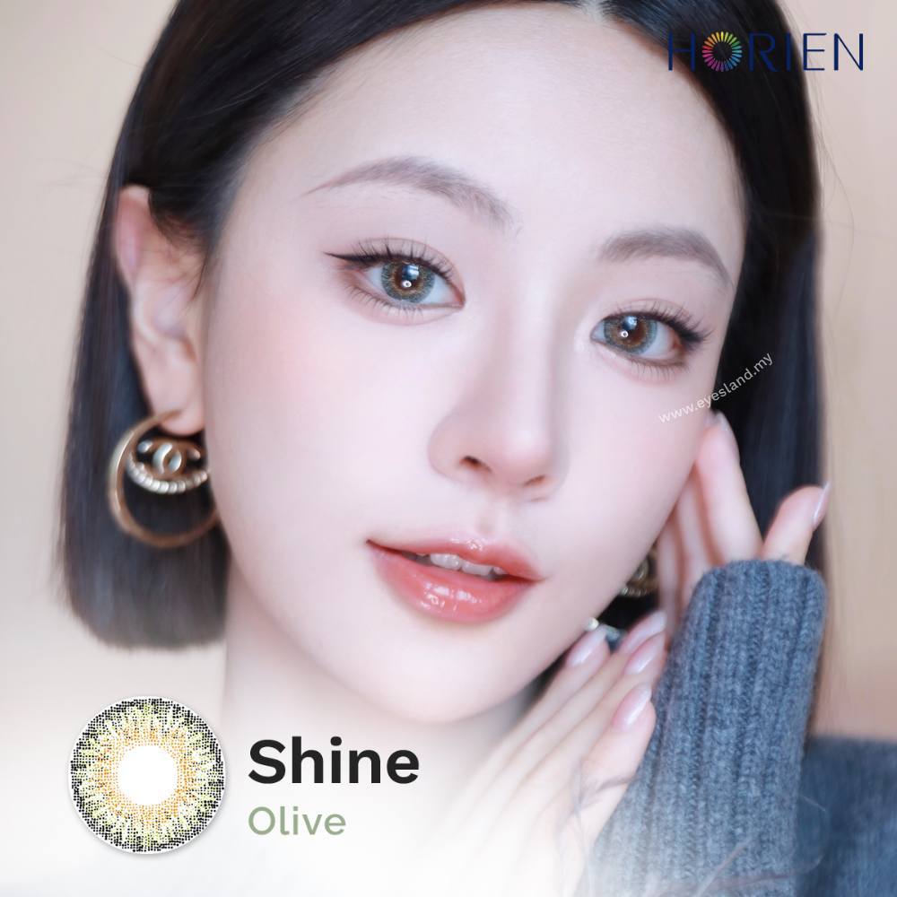 Shine Olive-Eye Secret 38% 3 Month Color Lens 2pcs