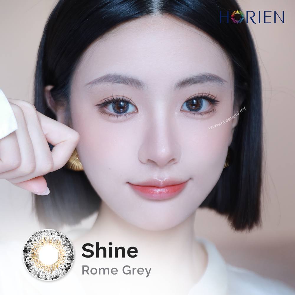 Shine Rome Grey-Eye Secret 38% 3 Month Color Lens 2pcs